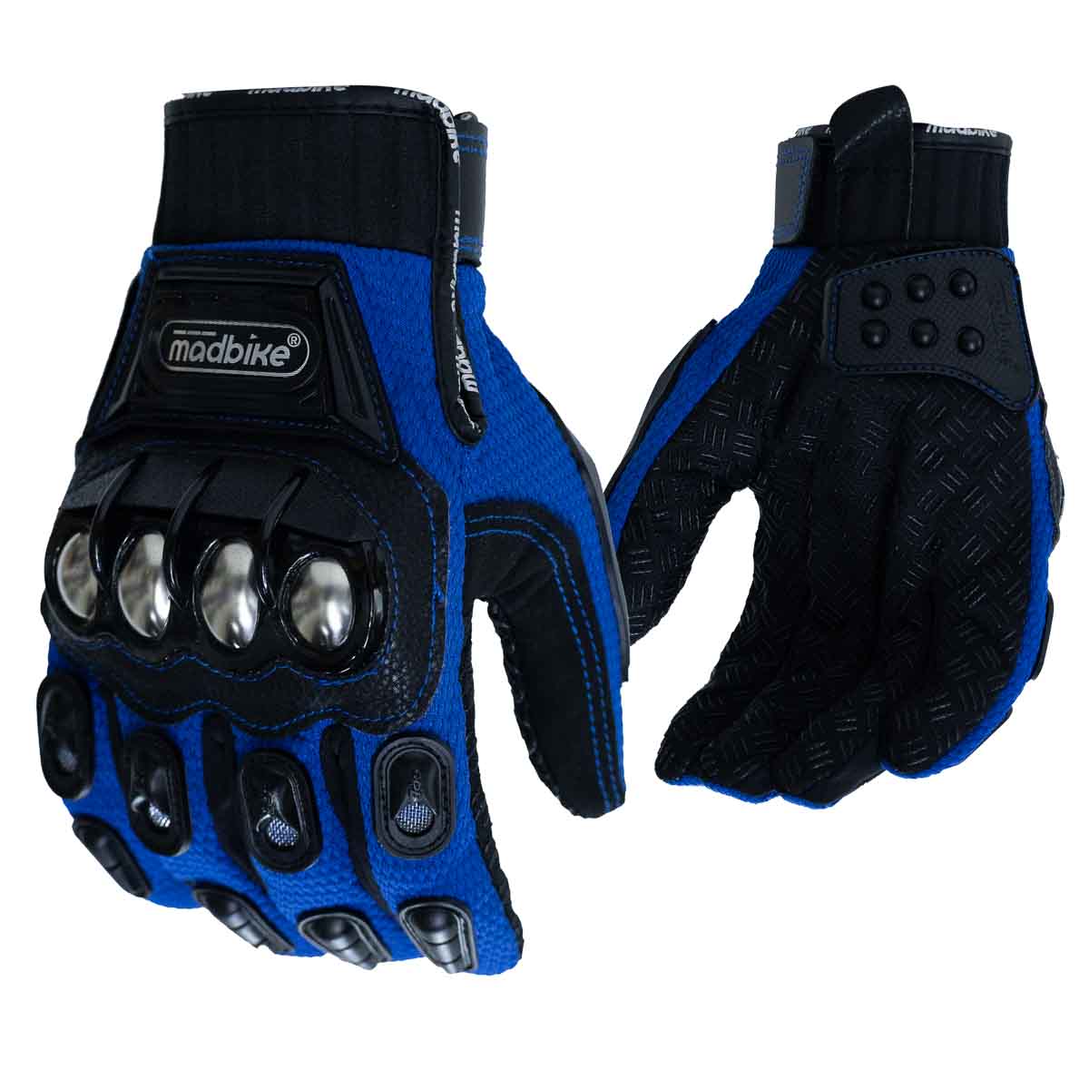 GUANTES MOTO MADBIKE MAD10B CON PROTECCIONES AZ1