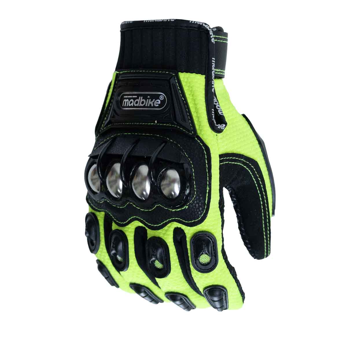 GUANTES MOTO MADBIKE MAD10B CON PROTECCIONES VD5