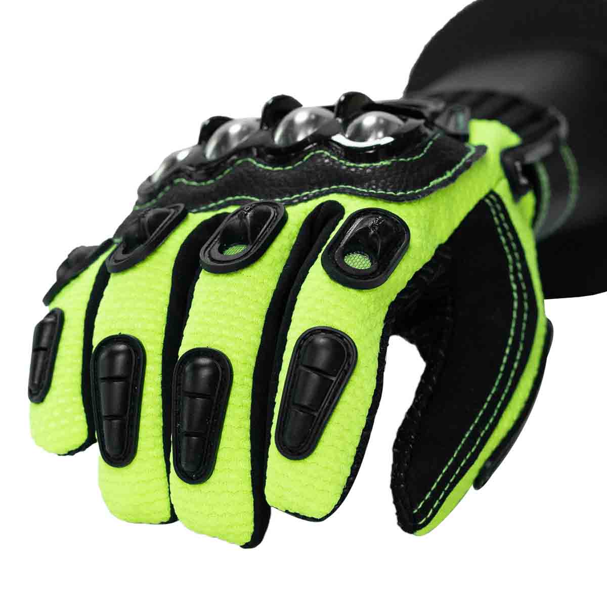 GUANTES MOTO MADBIKE MAD10B CON PROTECCIONES VD2