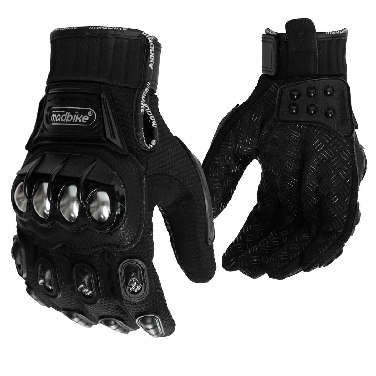 GUANTES MOTO MADBIKE MAD10B CON PROTECCIONES NG1