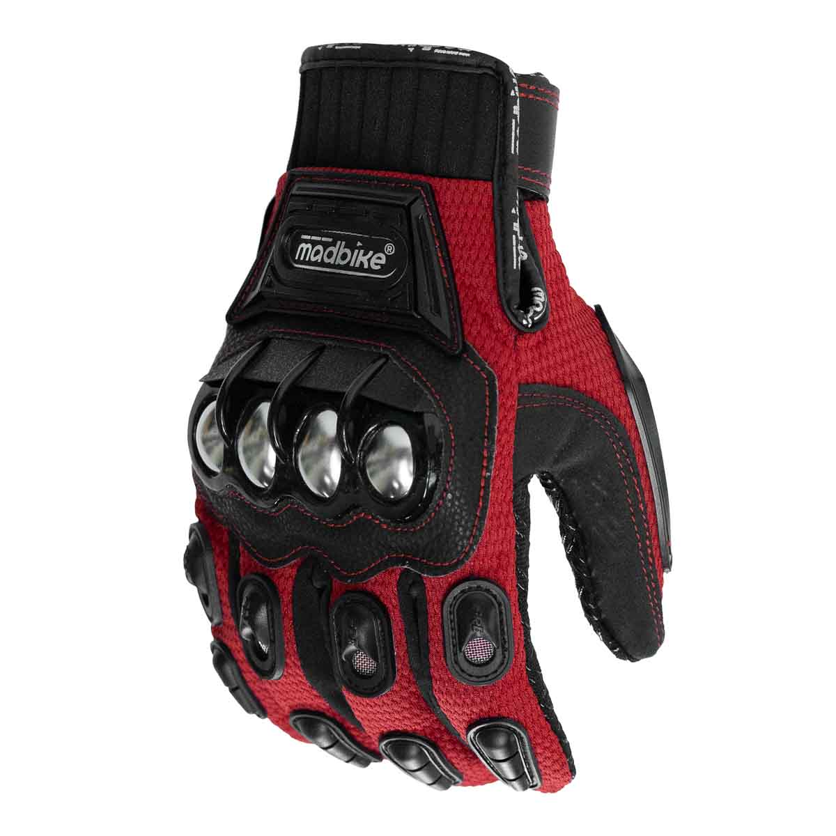 GUANTES MOTO MADBIKE MAD10B CON PROTECCIONES TJ5