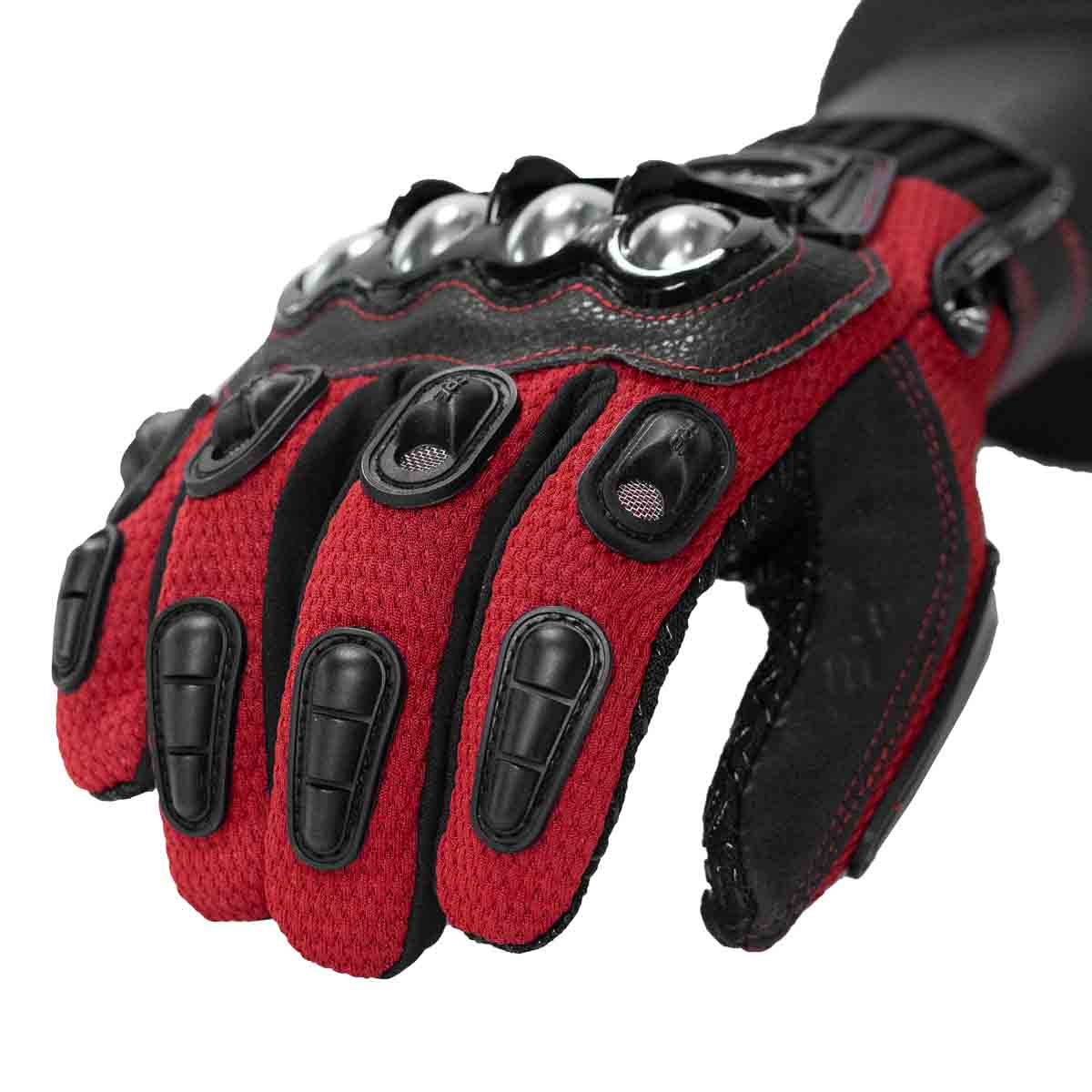 GUANTES MOTO MADBIKE MAD10B CON PROTECCIONES TJ2
