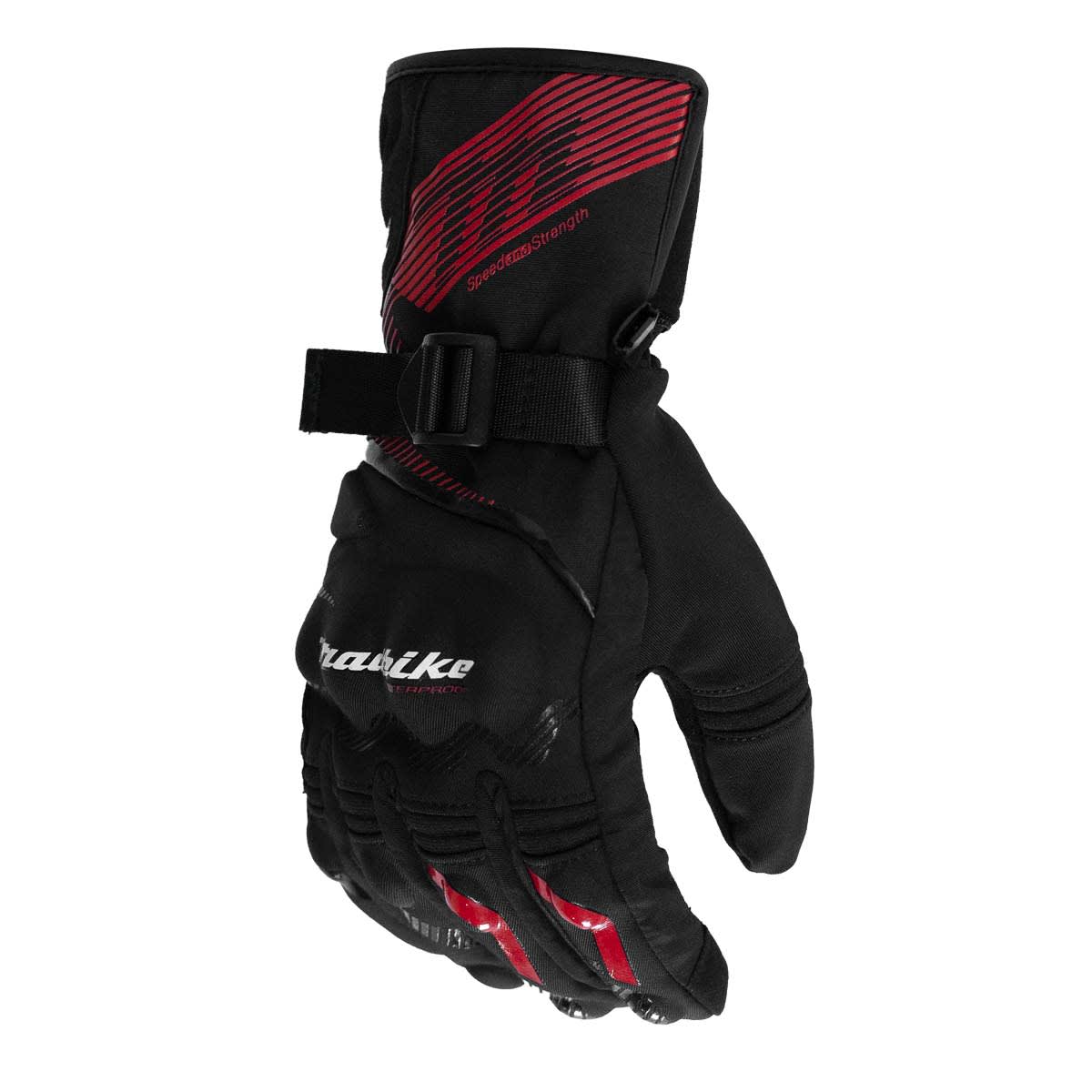 Guantes para moto largos madbike mad65 con protecciones touch invierno rj7