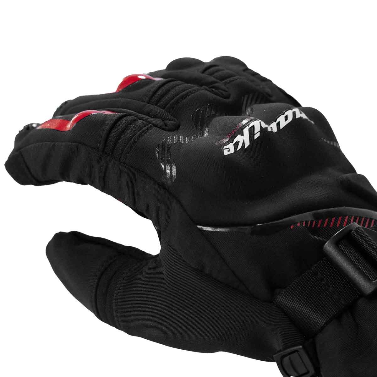 Guantes para moto largos madbike mad65 con protecciones touch invierno rj2