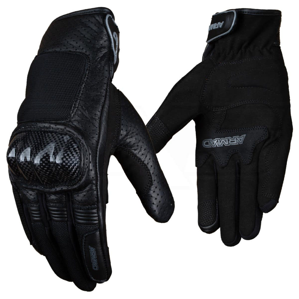 Guantes para moto armad gear lite touch protecciones3