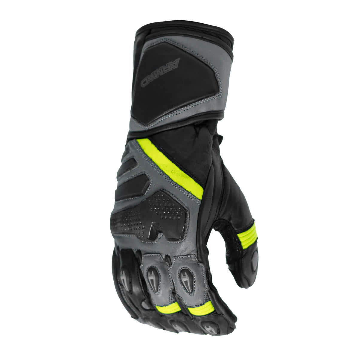 Guantes Para Moto Armad Gear Roam Cuero Largos Touch2