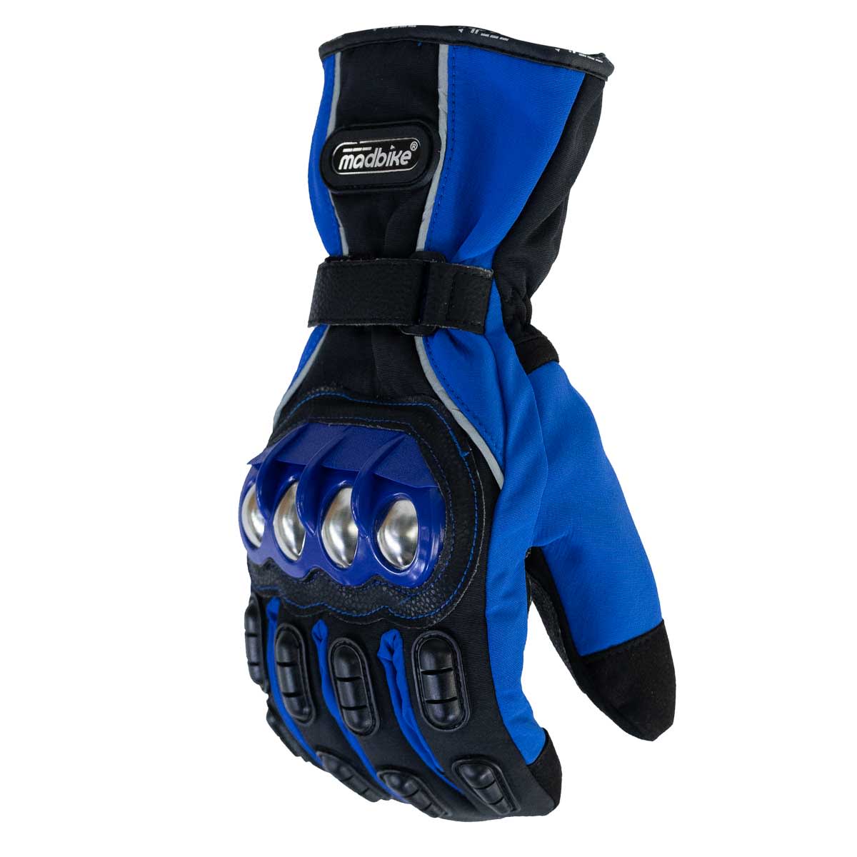Guantes para moto largos madbike mad15s con protecciones touch invierno az4