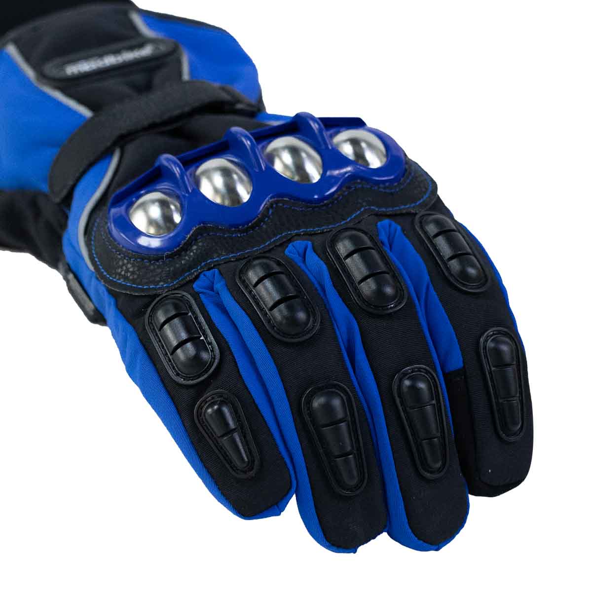 Guantes para moto largos madbike mad15s con protecciones touch invierno az2