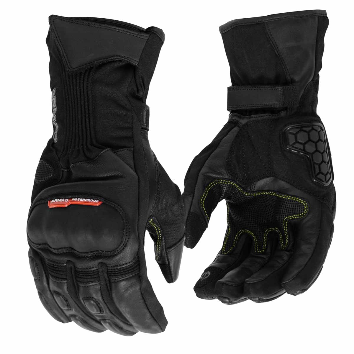 Guantes para moto armad gear karam invierno touch1