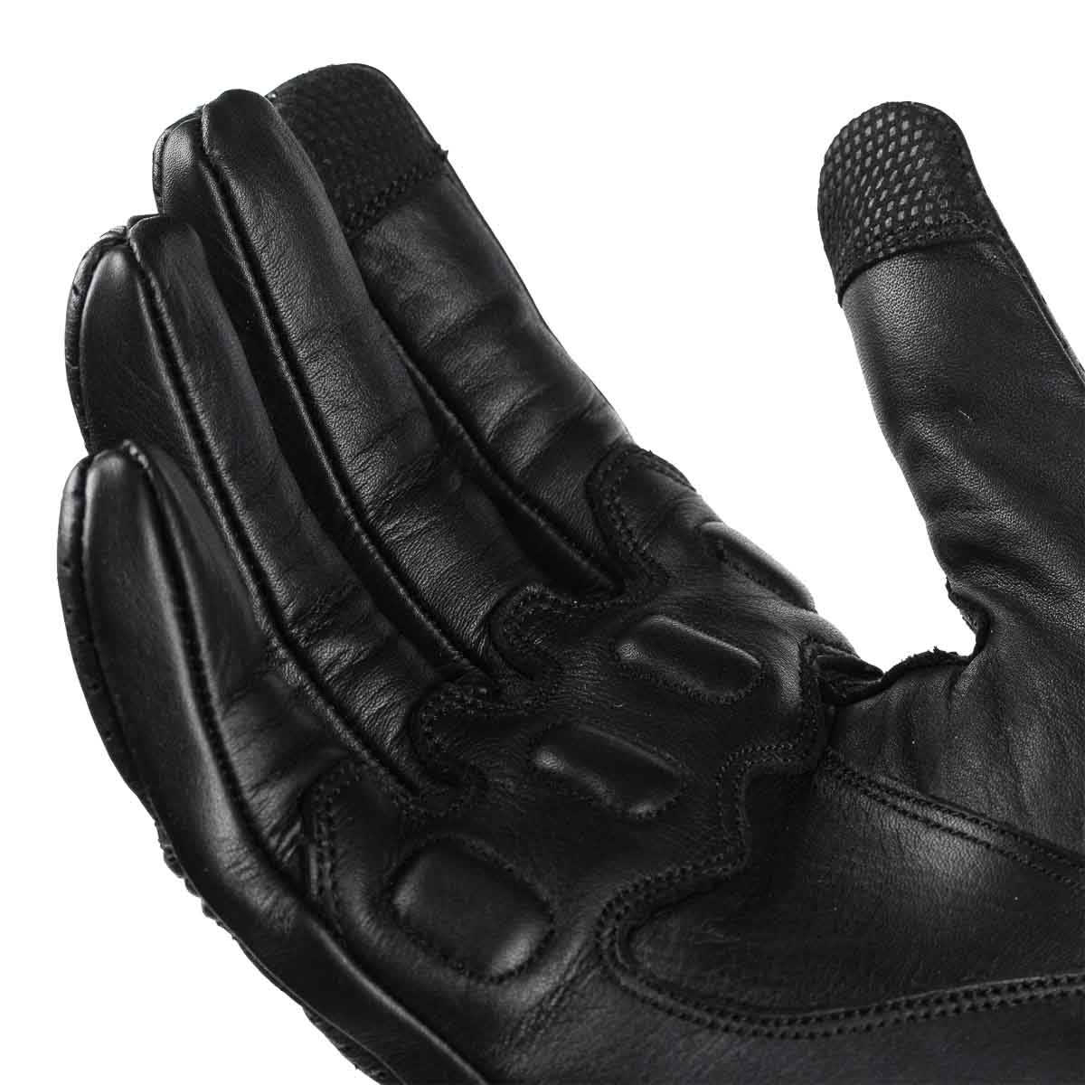 Guantes para moto armad gear sonik cuero perforado1