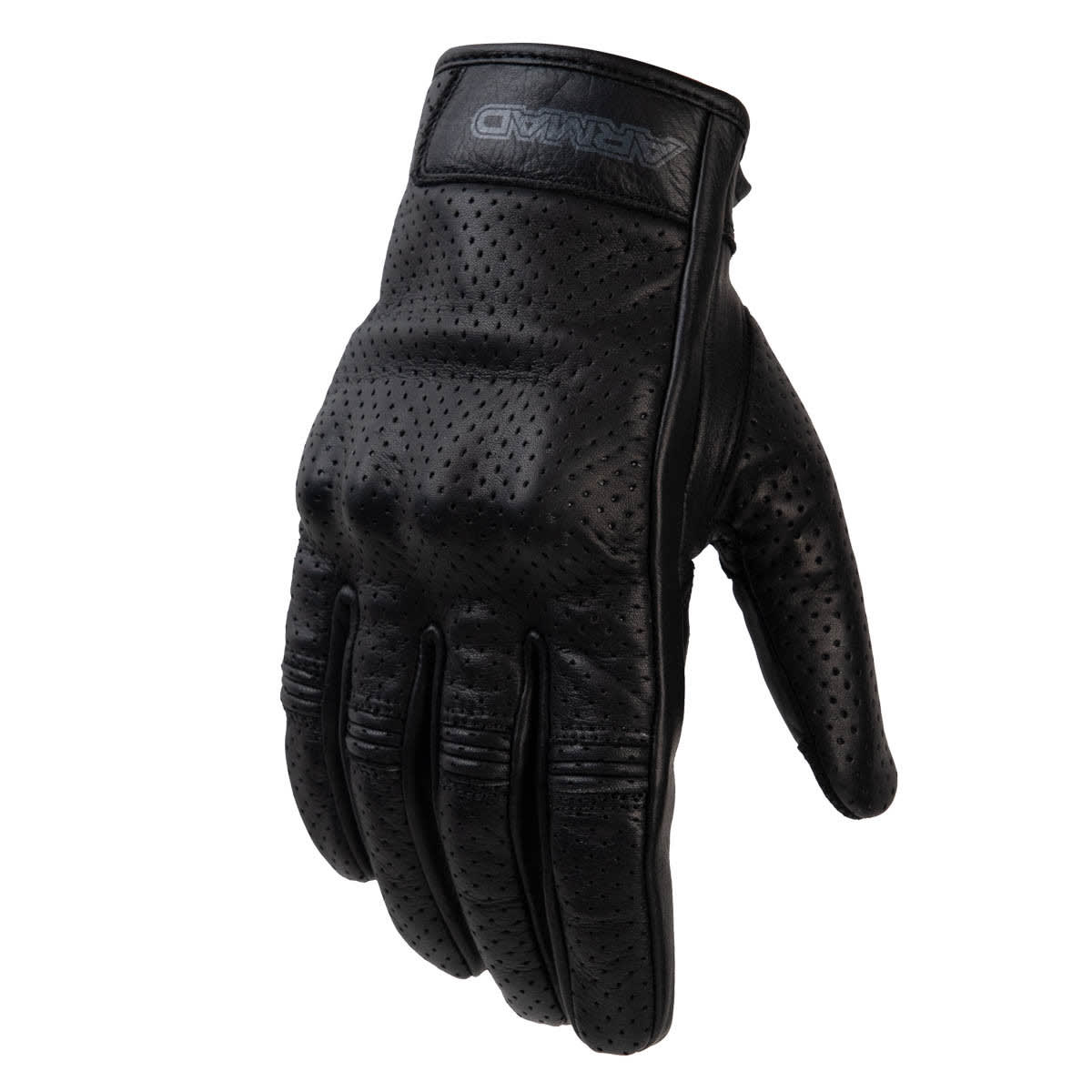 Guantes para moto armad gear sonik cuero perforado3