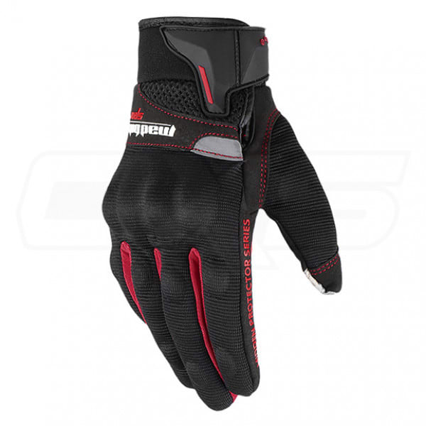 Guantes para moto madbike MAD04 con protecciones touch3