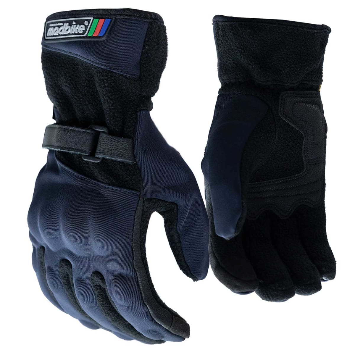 GUANTES MOTO LARGOS MADBIKE INVIERNO TR03 AZUL1