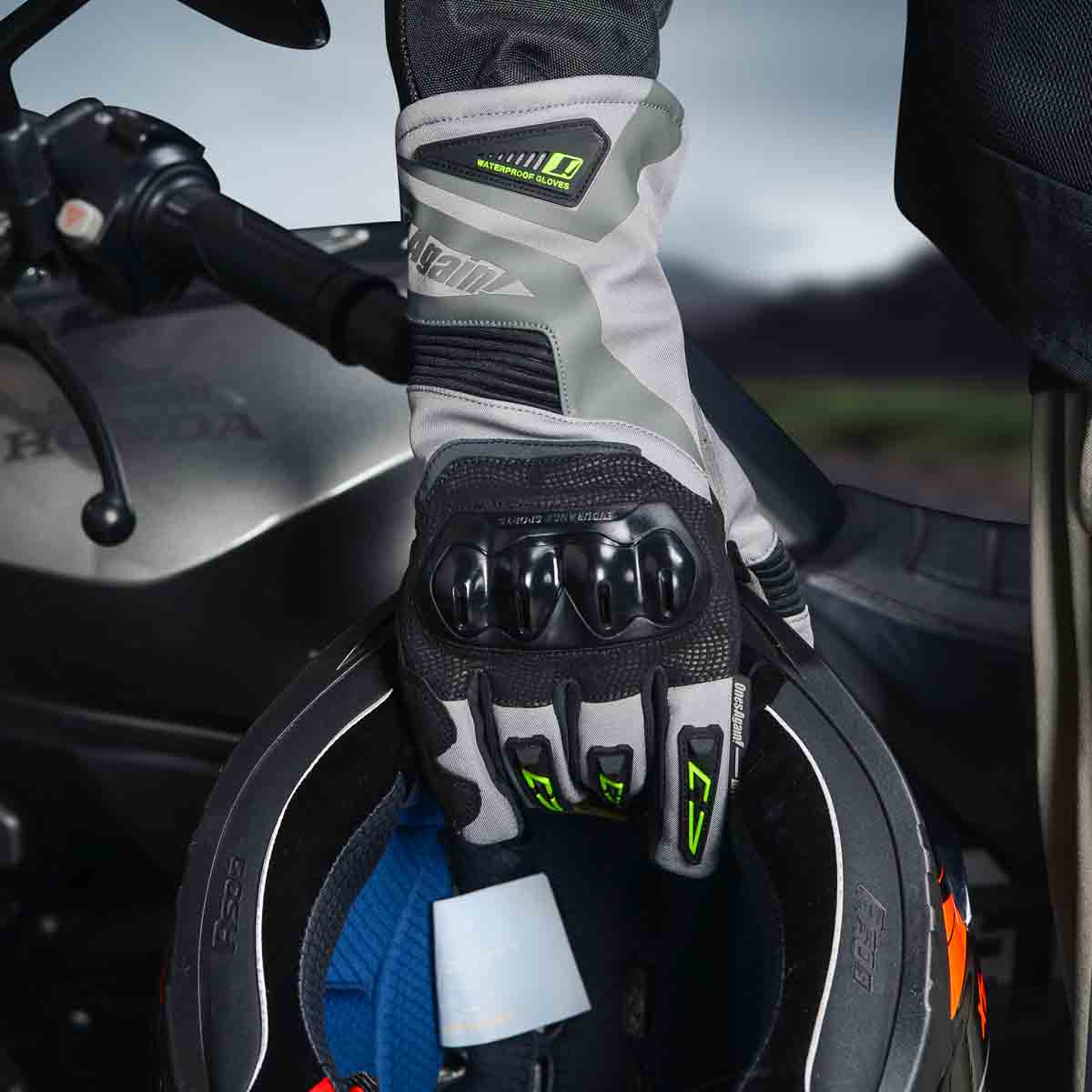 GUANTES MOTO LARGOS ONES AGAIN MG2 INVIERNO WATERPROOF TOUCH3