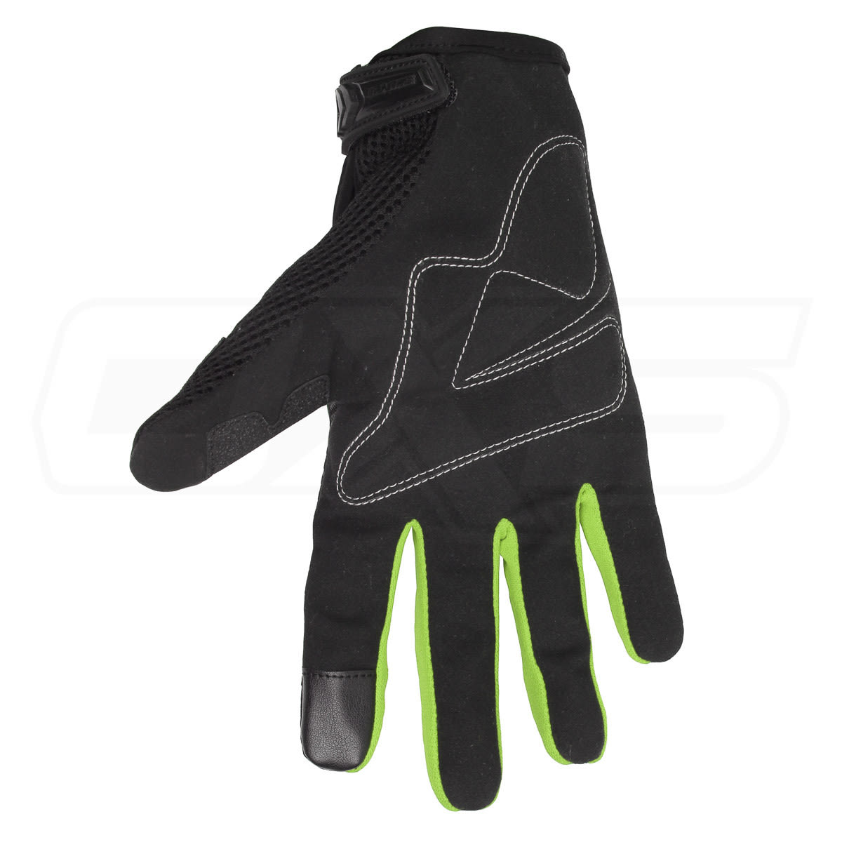 Guantes para moto scoyco mc58-2 amarillo fluor con touch protecciones2