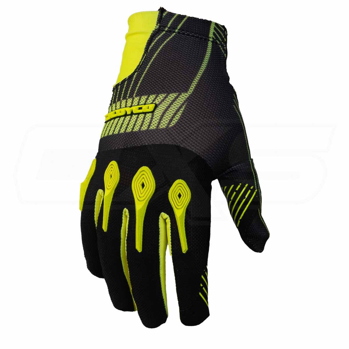 Guantes para moto scoyco mx58 motocross enduro amarillo2