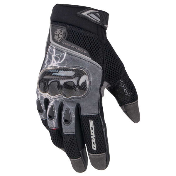Guantes para moto scoyco mc47 con touch protecciones carbono3