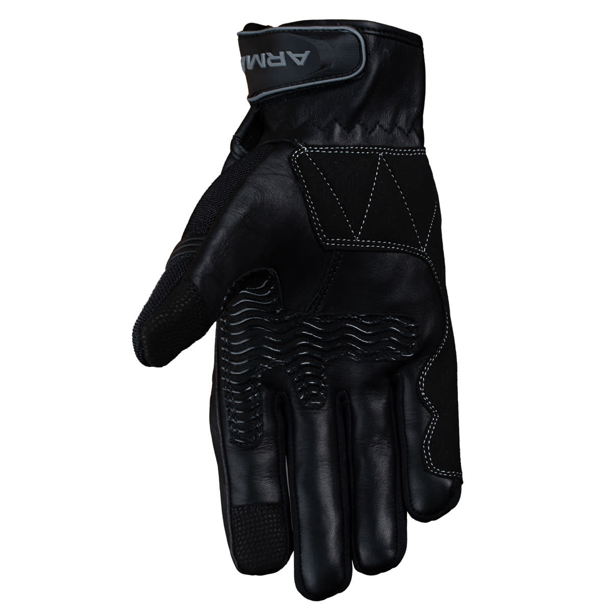 Guantes para moto armad gear mesh 1 cuero touch3