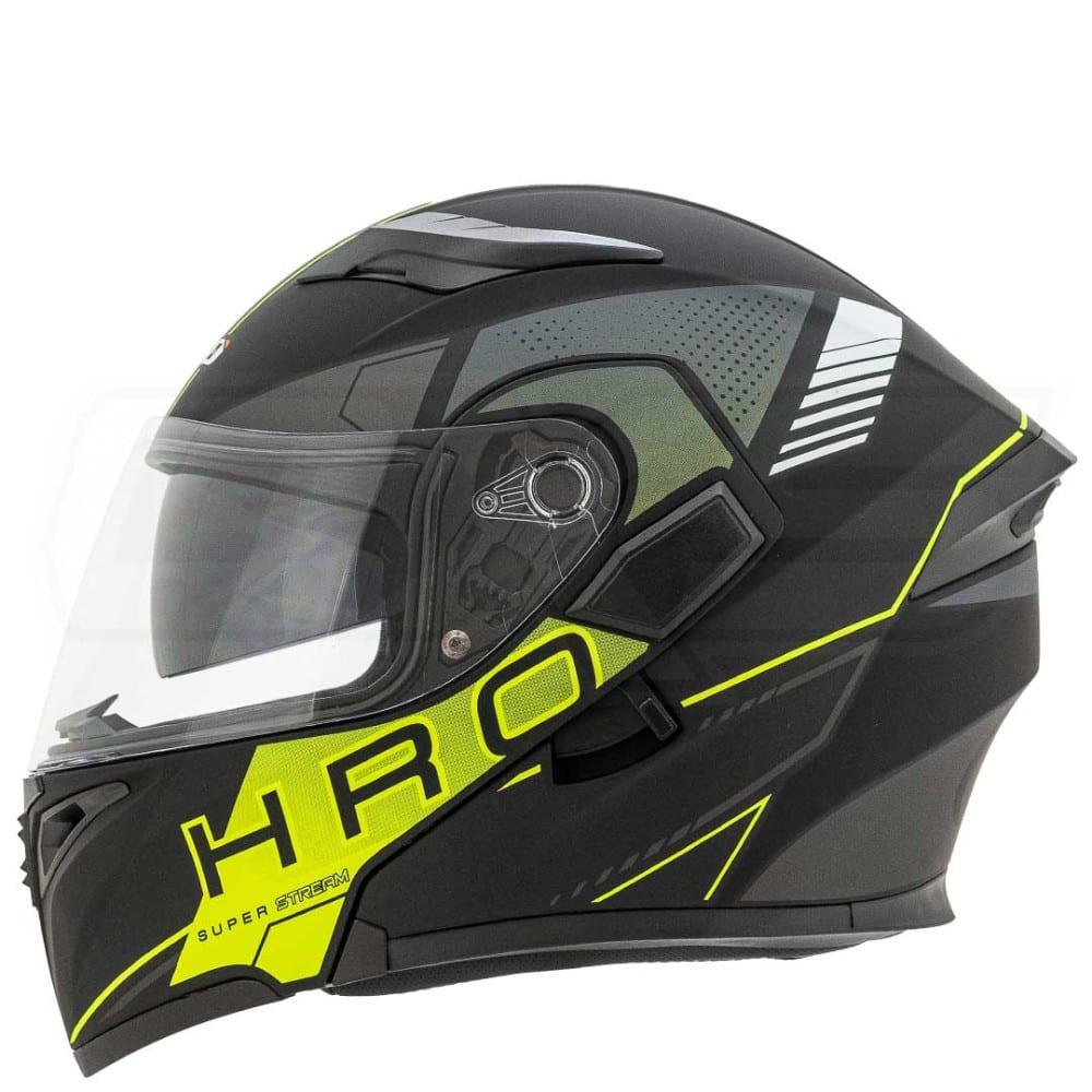 Casco Moto Hro 3400 super stream n.m am.n Abatible Con Sun Visor Dot1