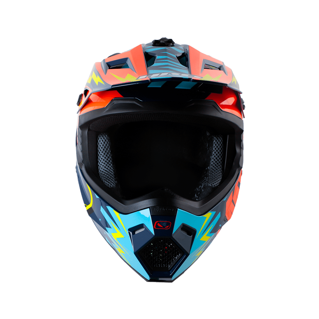Casco moto hro MX-03 Scribble az.os nj.n enduro motocross offroad2