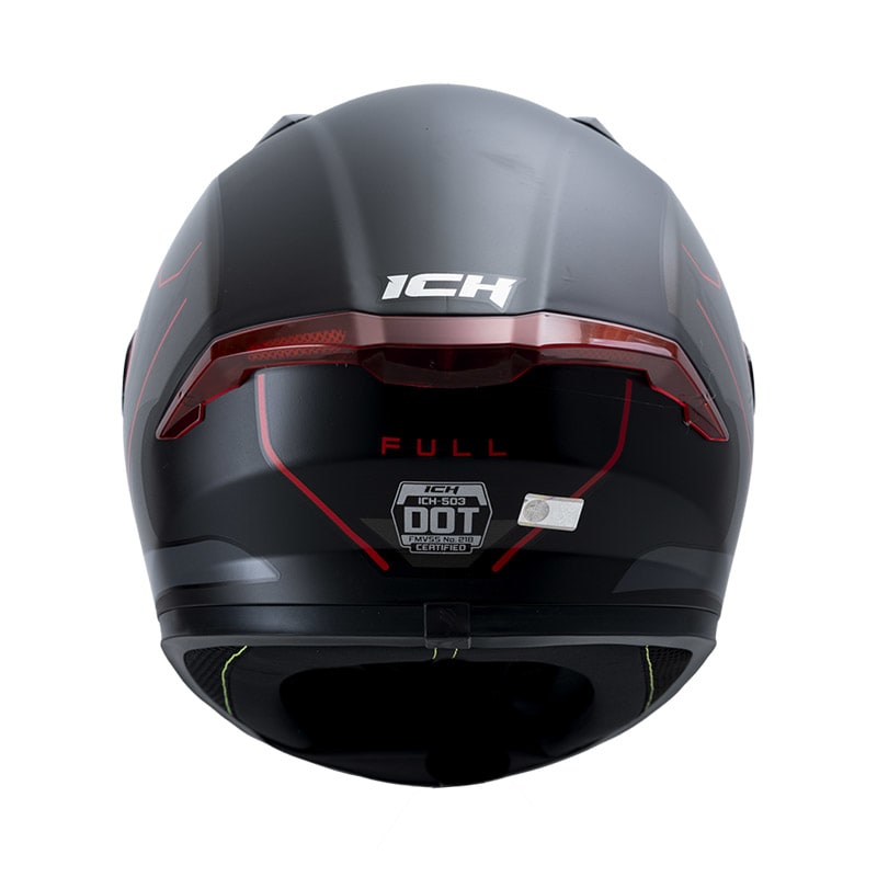 Casco moto ich 503 full rj sm integral certificación dot qr3