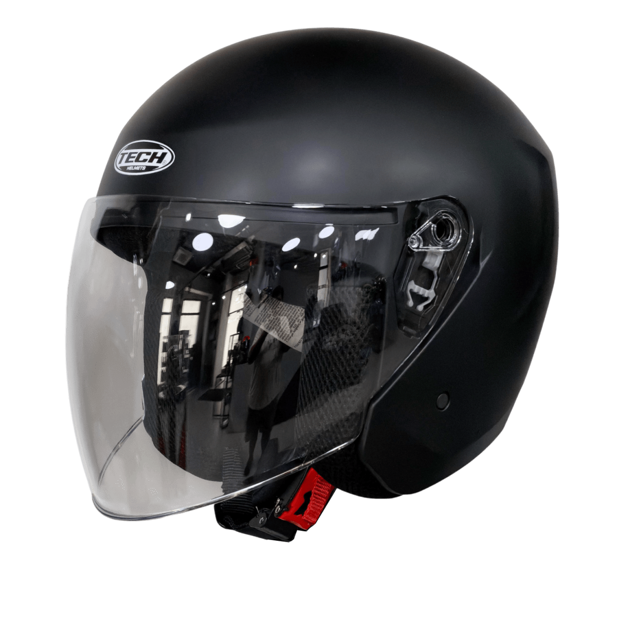 Casco Moto tech t10 solid n.m Abierto Urbano2