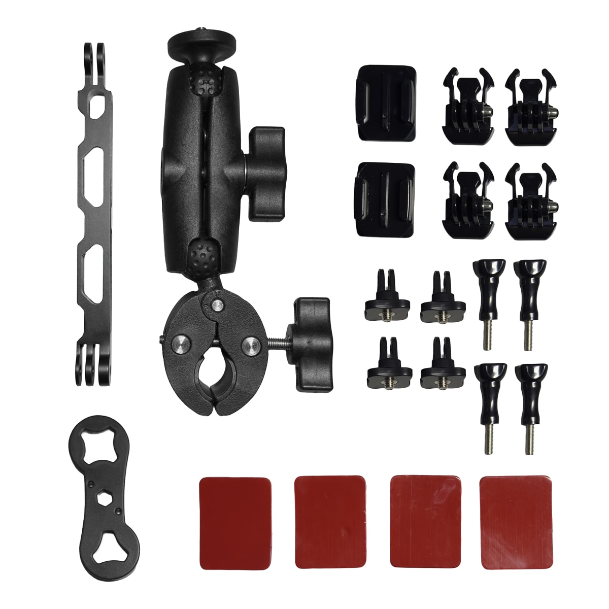 Set de accesorios para camara accion enganche tubo + bases K572