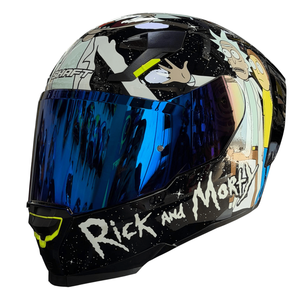 Casco moto Shaft 562R season 3 Rick & Morty edición limitada3