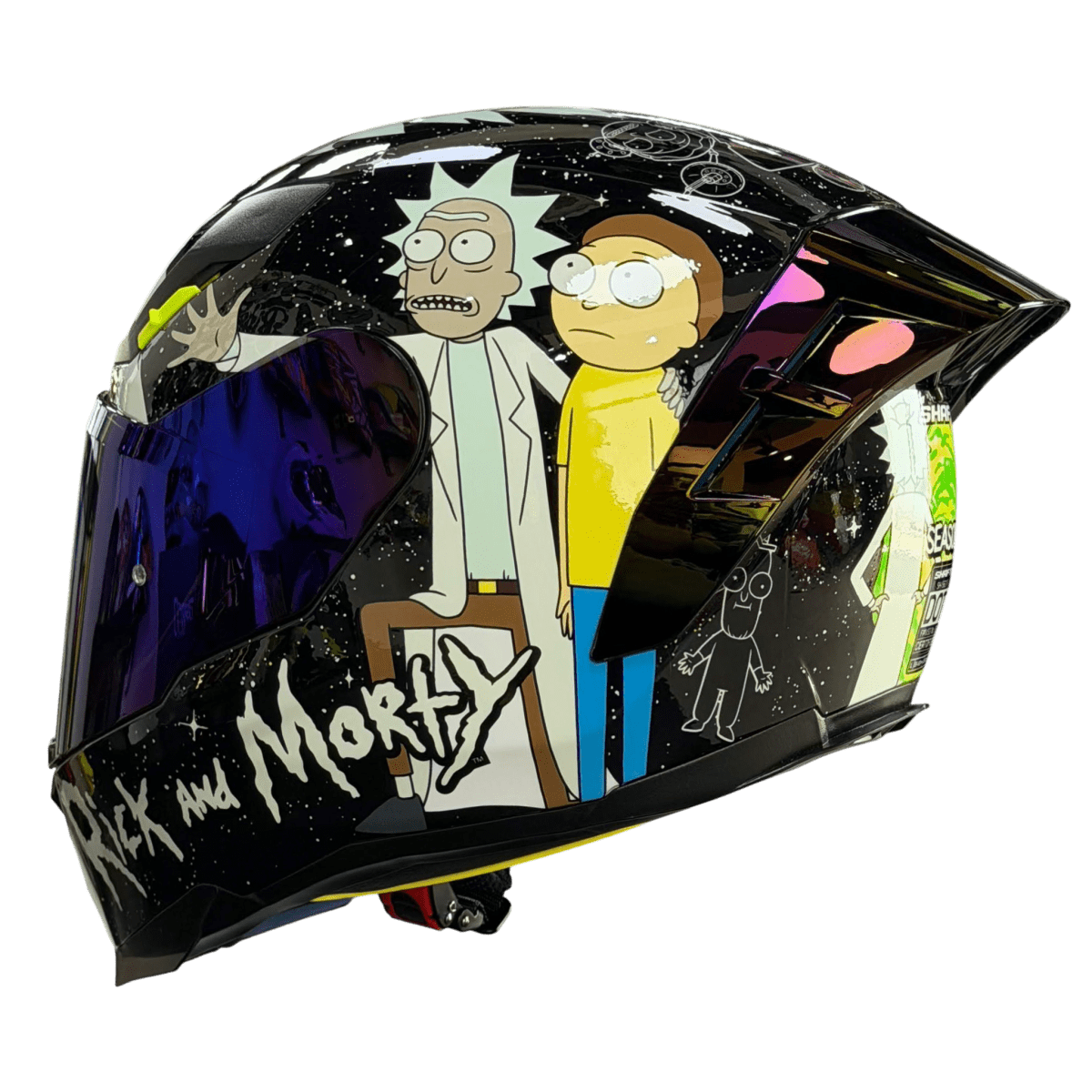 Casco moto Shaft 562R season 3 Rick & Morty edición limitada4