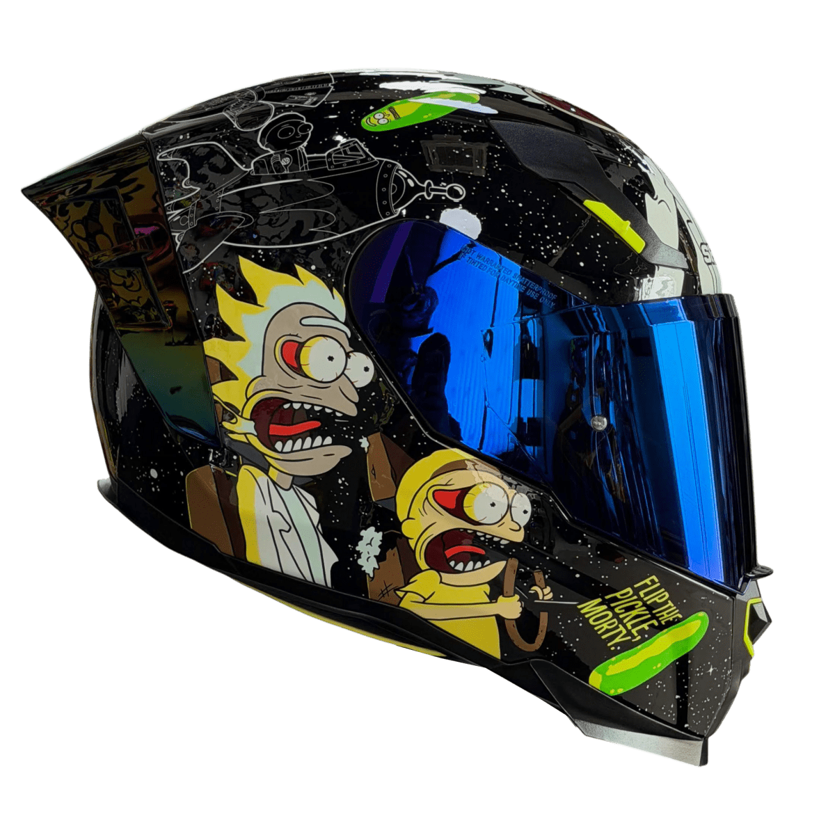 Casco moto Shaft 562R season 3 Rick & Morty edición limitada6