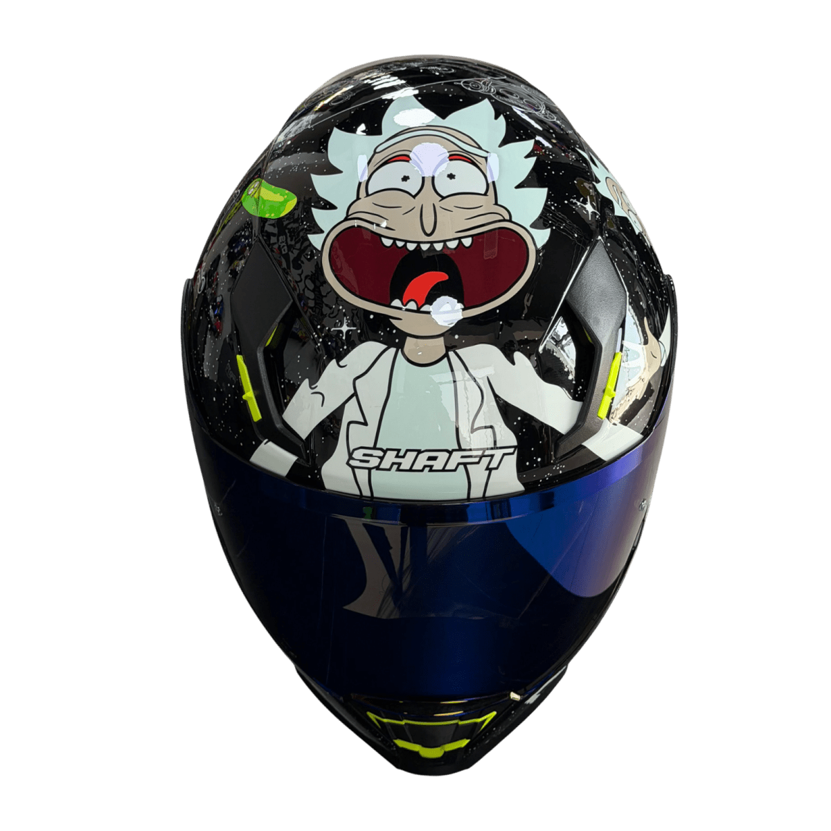 Casco moto Shaft 562R season 3 Rick & Morty edición limitada2