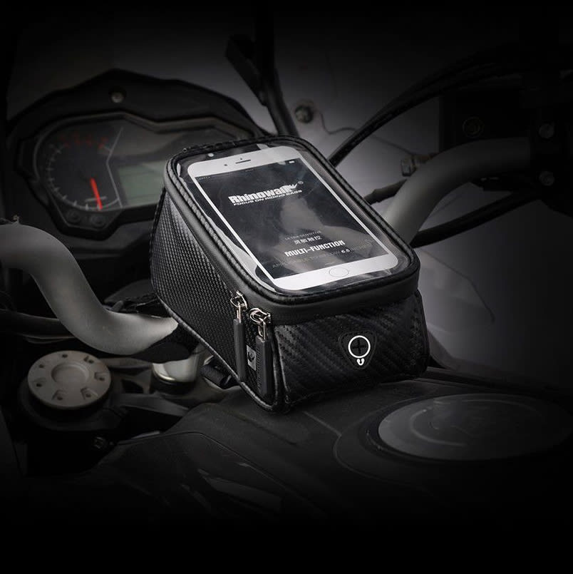 Bolso soporte celular rhinowalk rk18335 para moto2