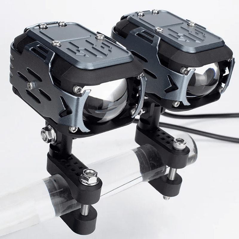 Set neblineros para moto lupa 60w multi secuencias BS-MT561