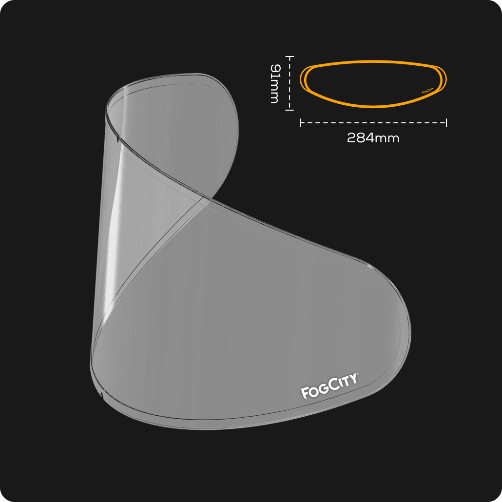 Lamina fogcity easy medium anti empañamiento para casco moto universal4