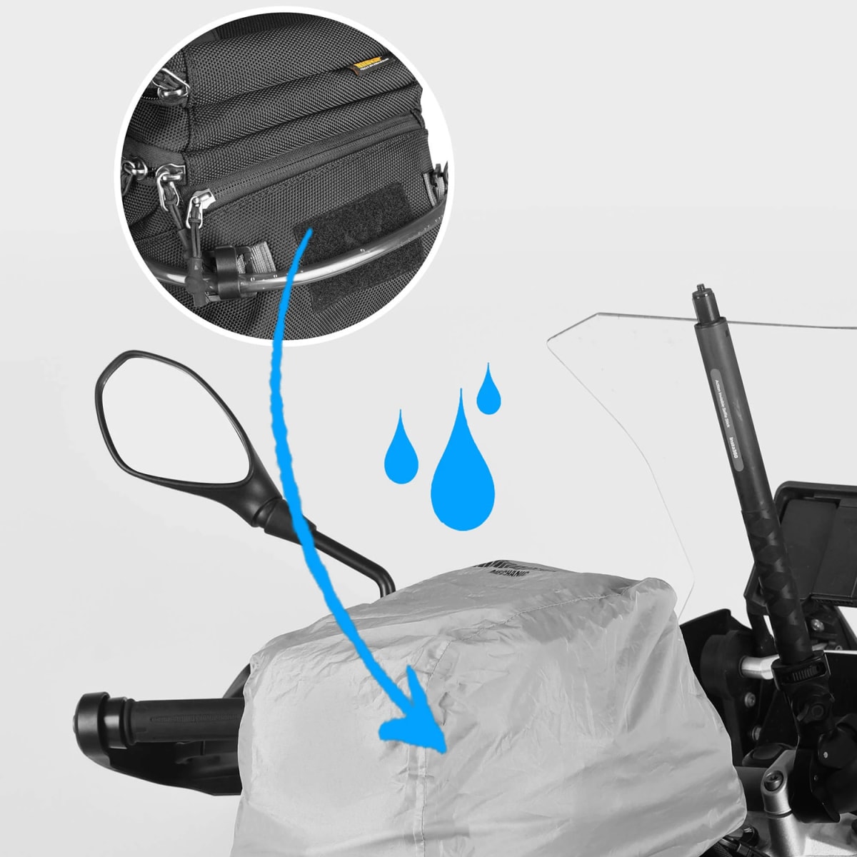 Bolso de estanque y mochila rhinowalk mechanic mjx2002 9L10