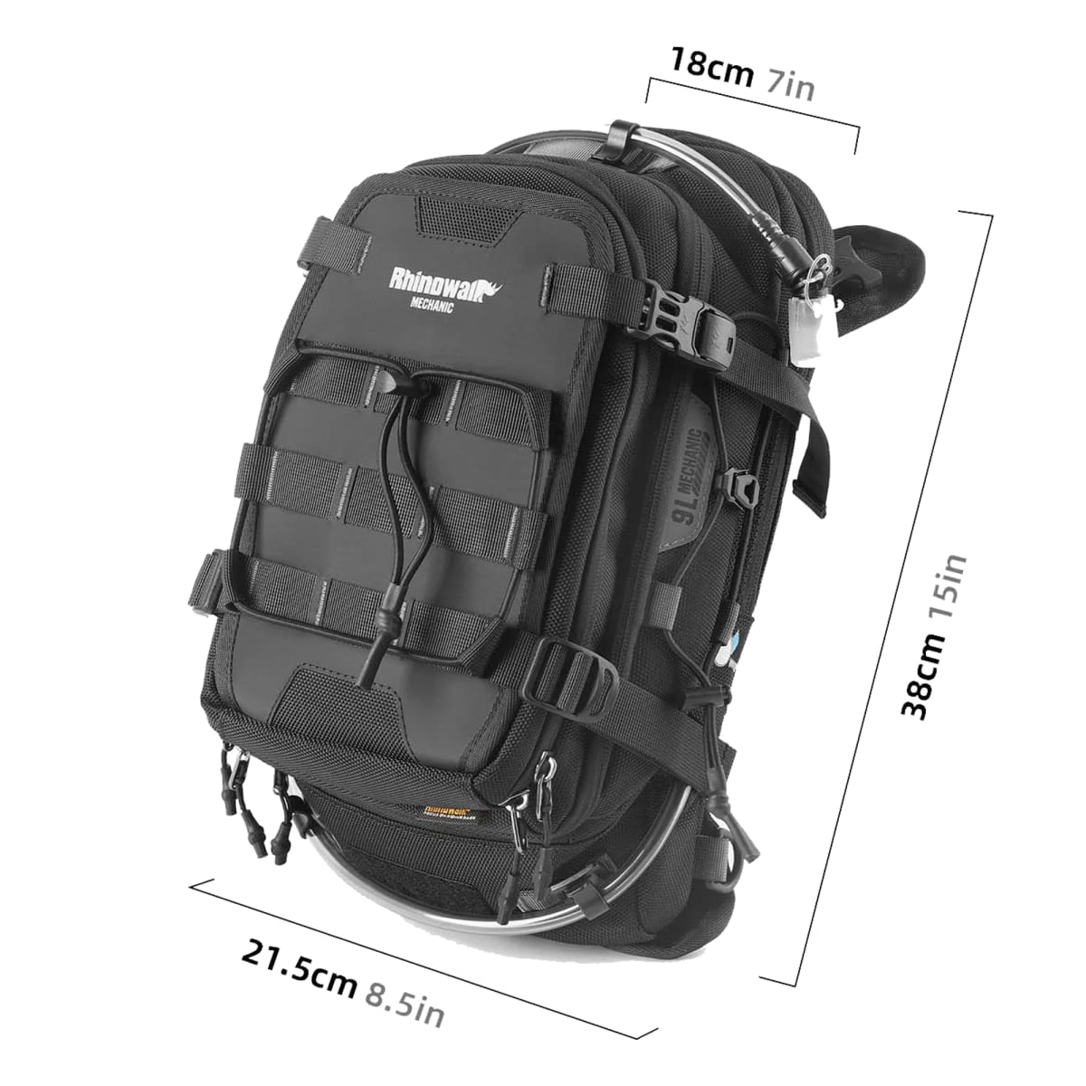 Bolso de estanque y mochila rhinowalk mechanic mjx2002 9L4