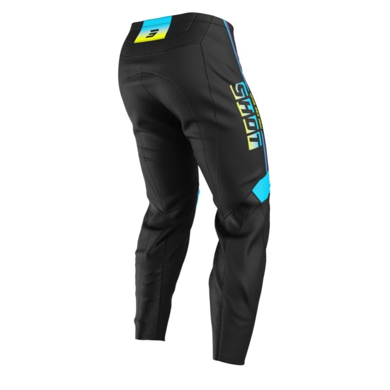 Pantalon moto shot draw kid block pink motocross enduro niño2