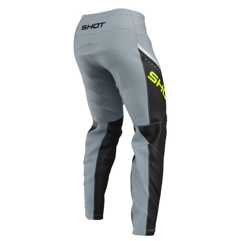 Pantalon moto shot devo daytona neon yellow motocross enduro2