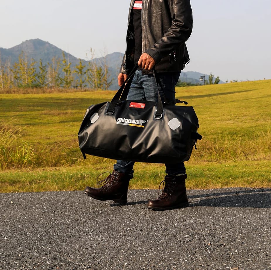 Bolso para moto rhinowalk mt20650 65l drybag waterproof3