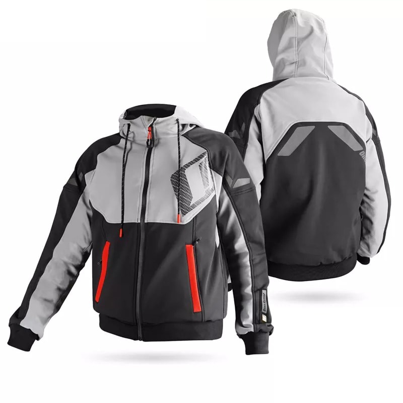 Chaqueta para moto ones again sj04 softshell + polar invierno1