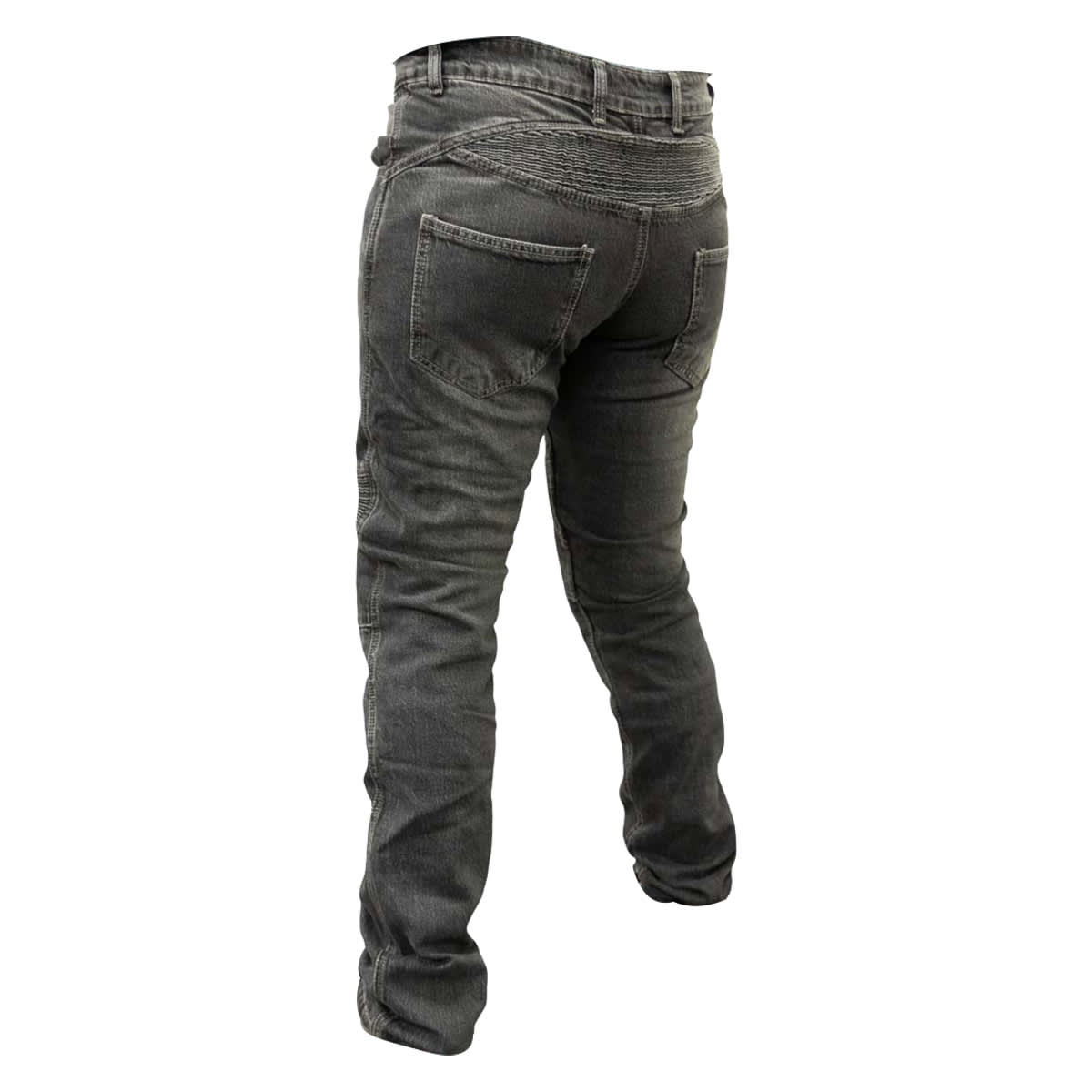 Pantalon jeans moto armad gear over gris kevlar4