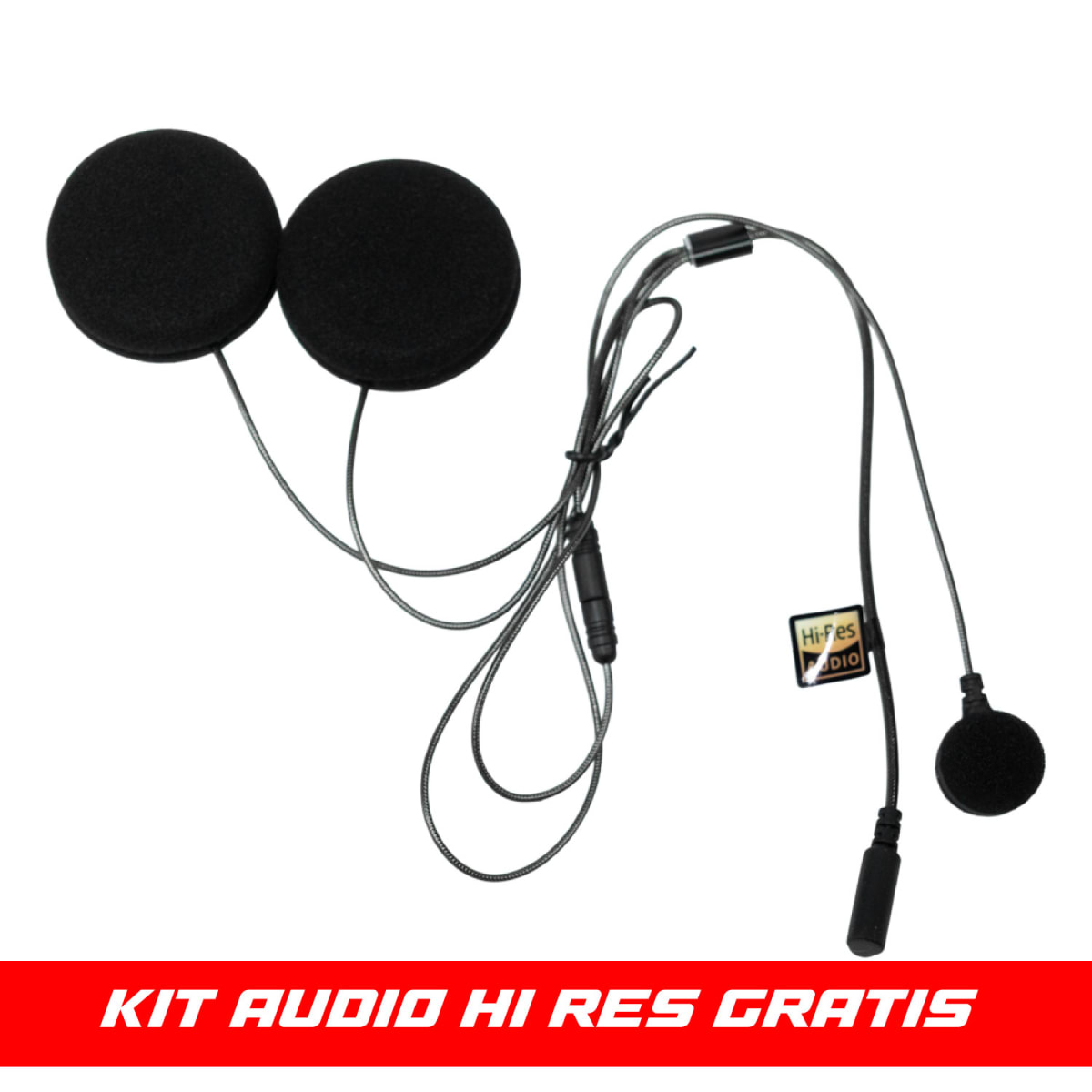 Manos libres freedconn Hero para casco moto IP67 intercomunicador + audifonos hi res de regalo2