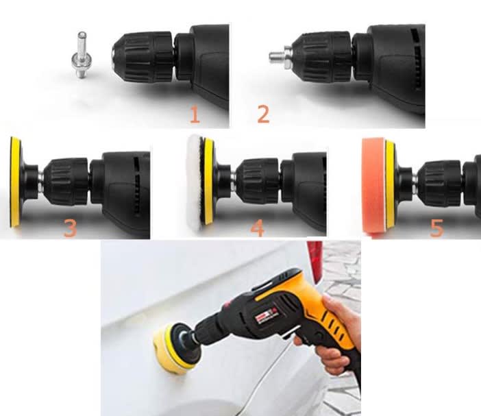 Set de bonetes 4 pulgadas para taladro3