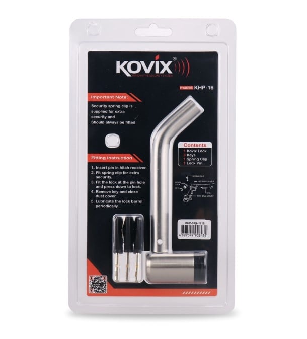 Candado para remolque carro de arrastre kovix khp 16mm 3.500kg1