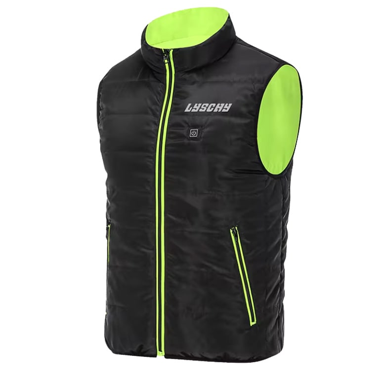 Chaqueta para moto calefaccionada Lyschy LY-v06 sin mangas reversible1