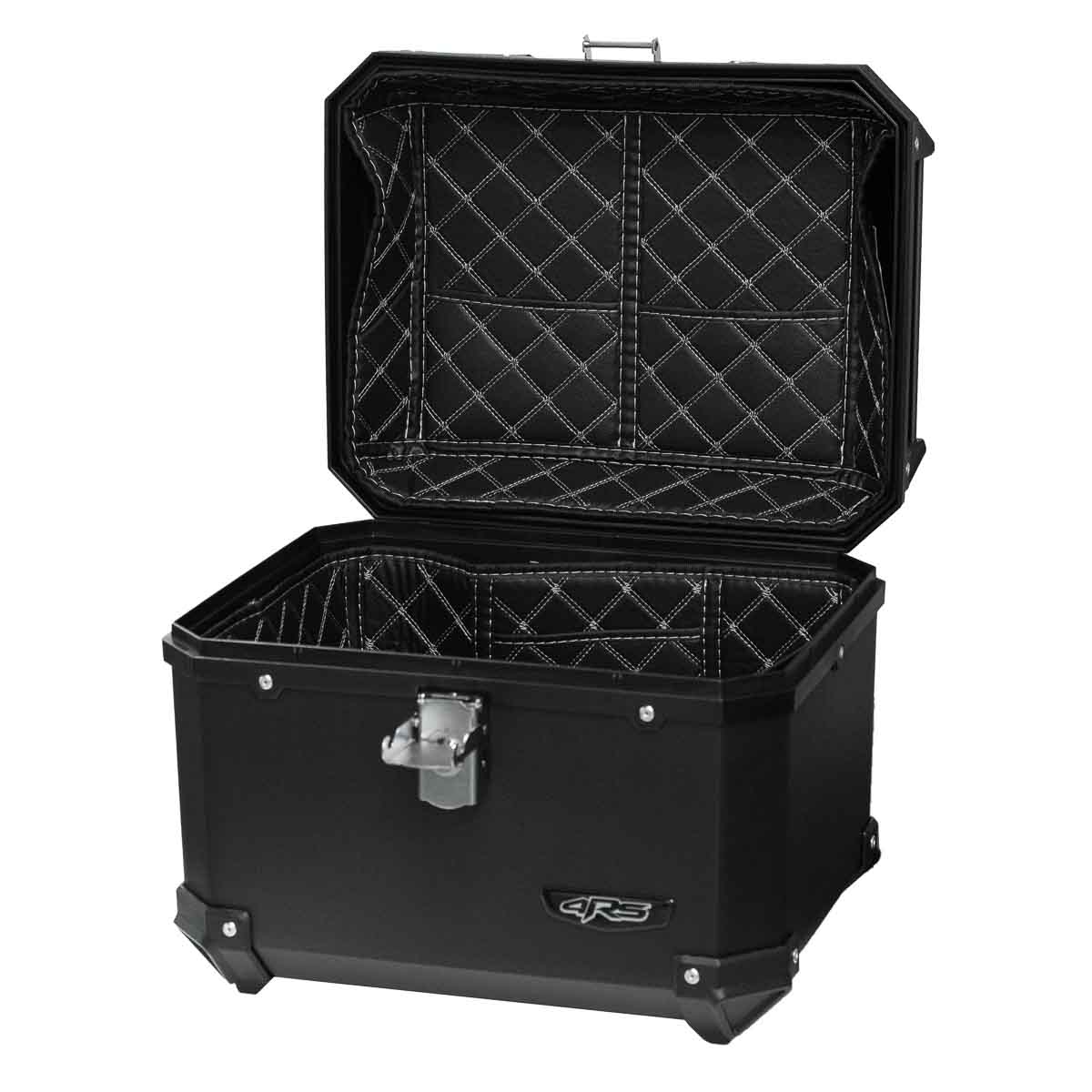 Maleta moto top case 4rs E570 45 litros tipo aluminio black desmontable2