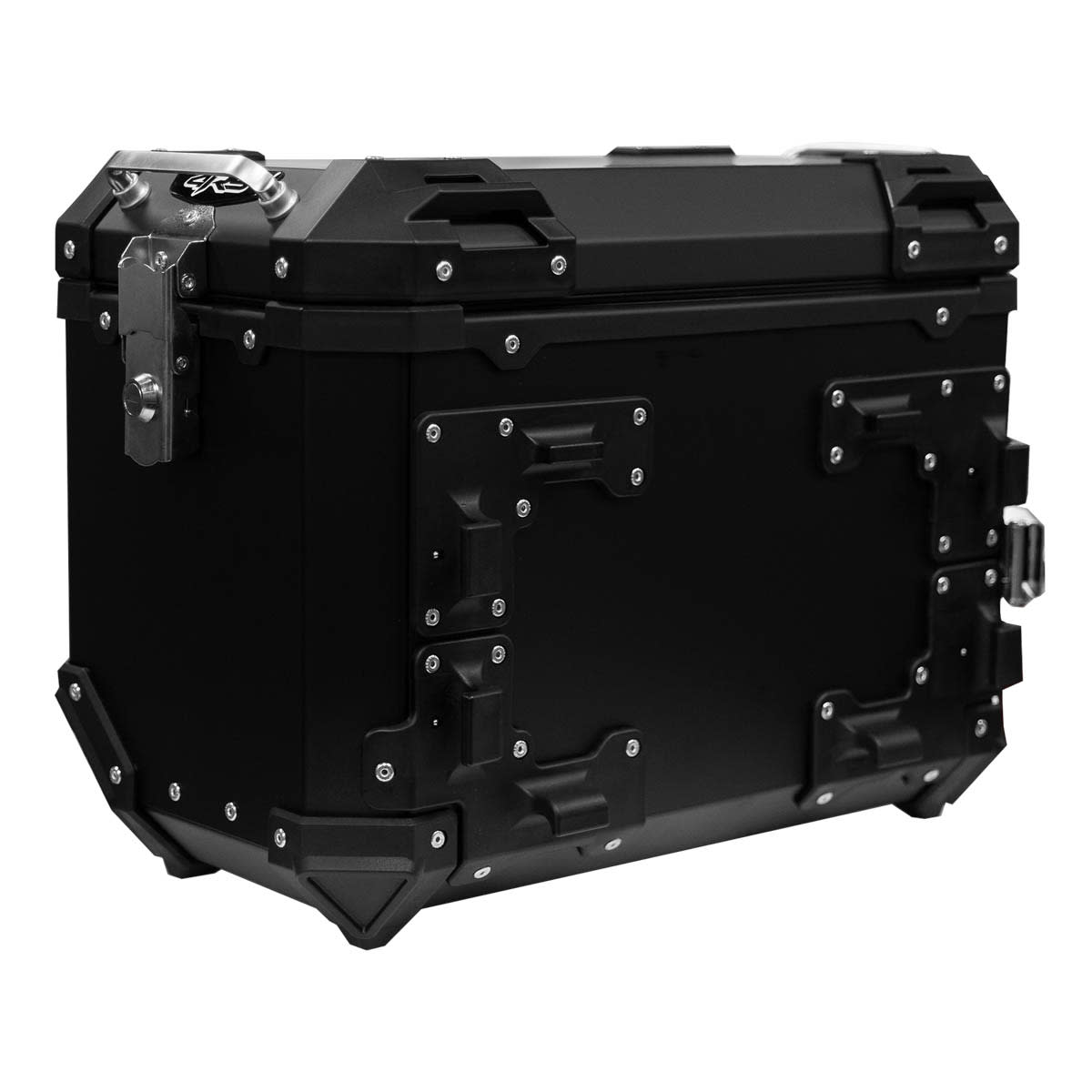 MALETAS LATERALES PARA MOTO 4RS V40S 85 LITROS ALUMINIO NEGRA UNIVERSAL DESMONTABLES6