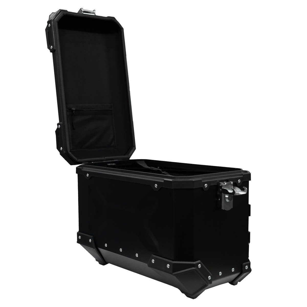 MALETAS LATERALES PARA MOTO 4RS V40S 85 LITROS ALUMINIO NEGRA UNIVERSAL DESMONTABLES2