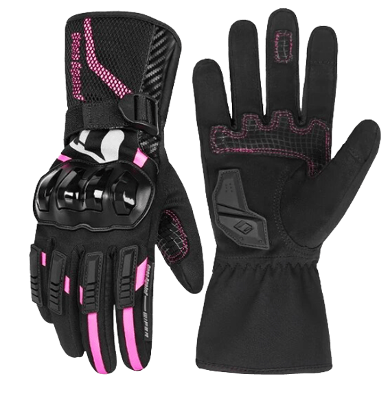 GUANTES MOTO ONES AGAIN MG21 PINK INVIERNO WATERPROOF TOUCH1