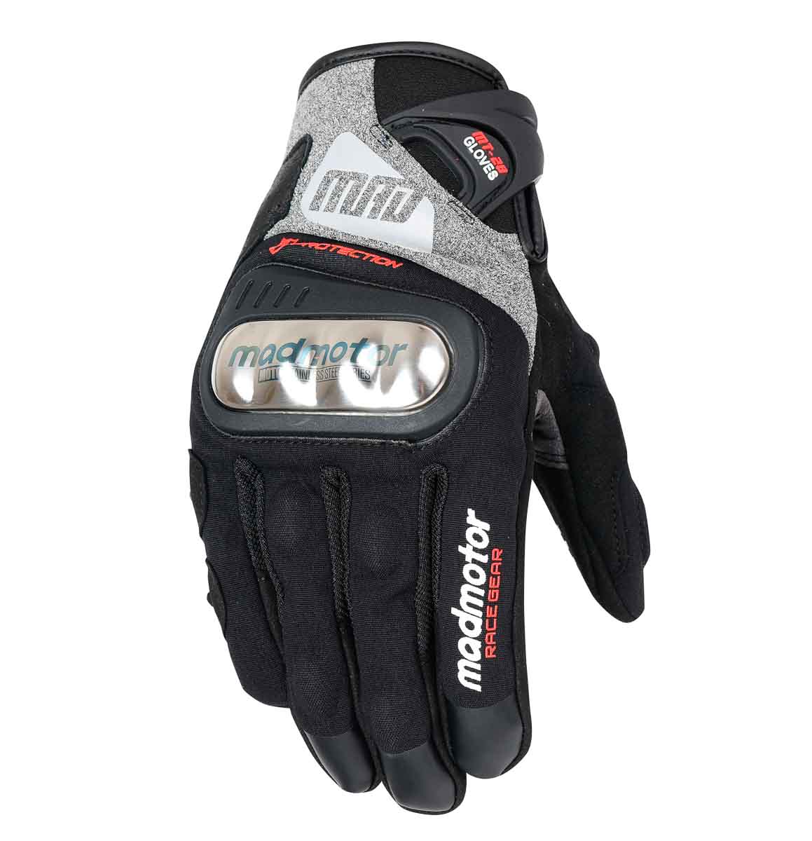Guantes para moto madmotor mt28 protecciones touch2